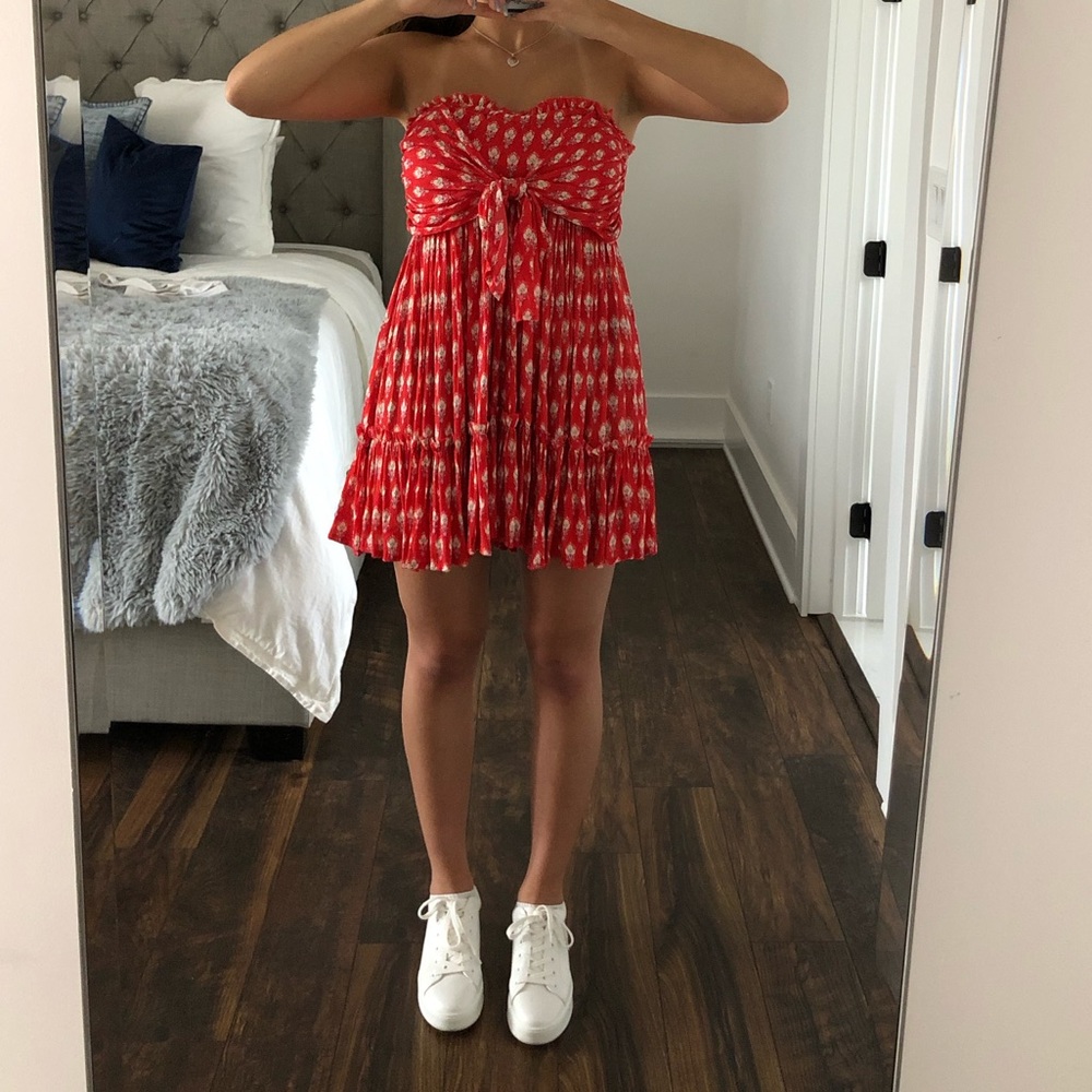 Free People strapless dress